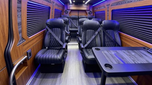 18 passenger sprinter van interior hampton