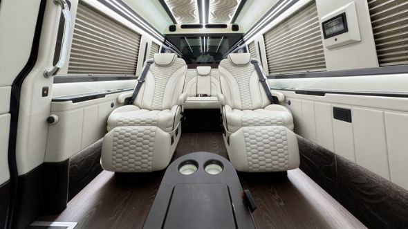 norfolk 8 passenger sprinter van interior