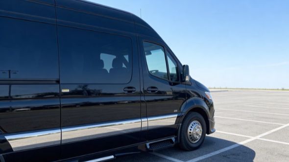 richmond wedding sprinter van rental