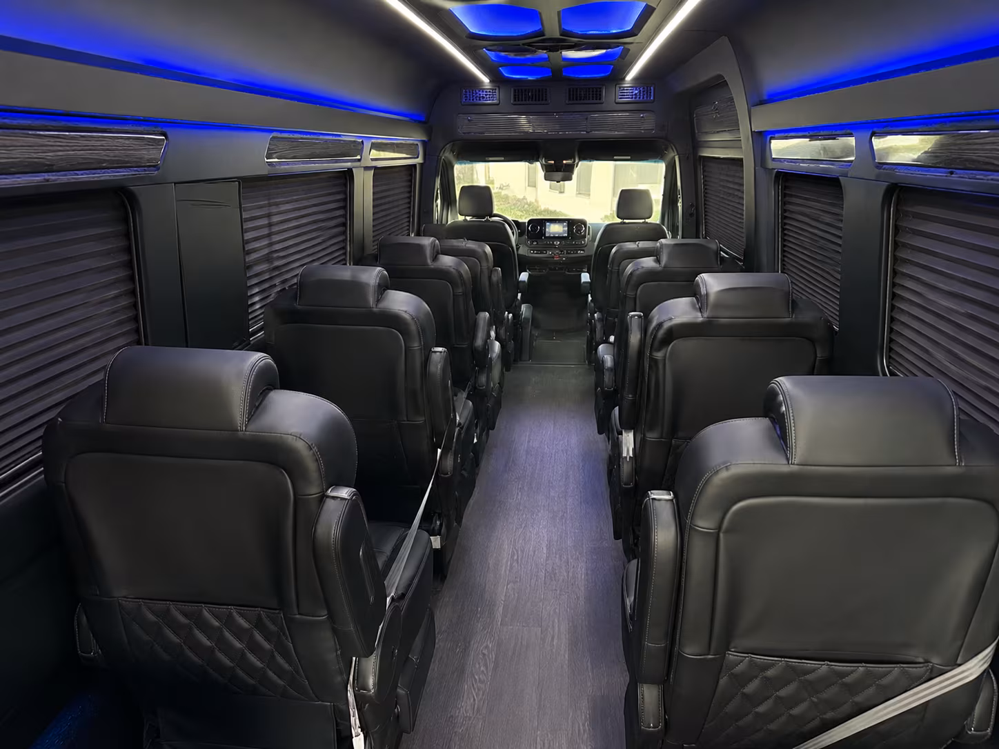norfolk 10 passenger sprinter van inside