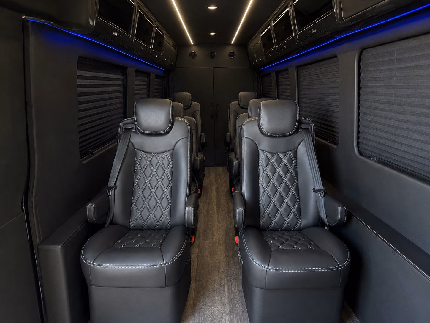 norfolk 10 passenger sprinter van interior
