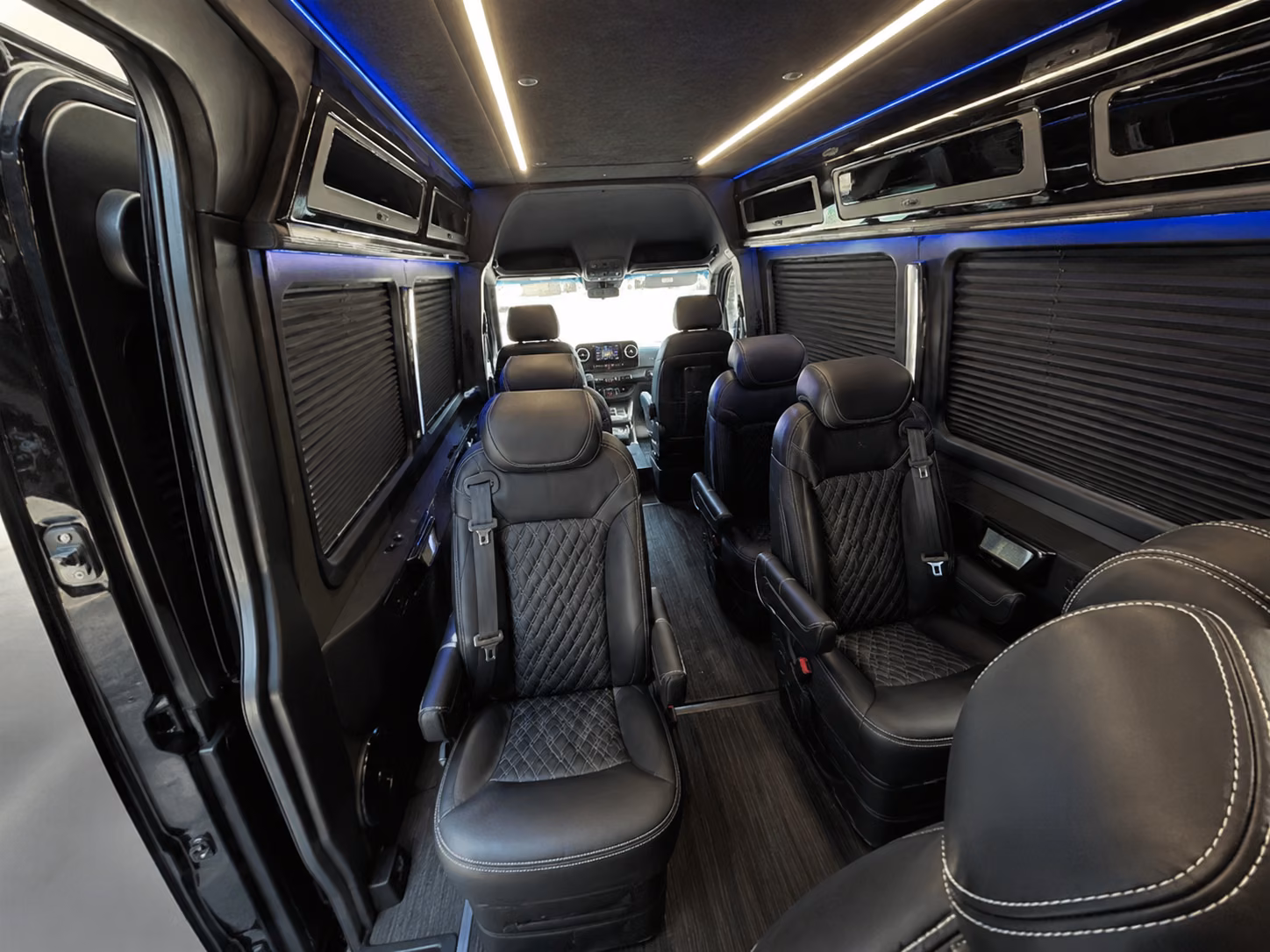 norfolk 8 passenger sprinter van inside