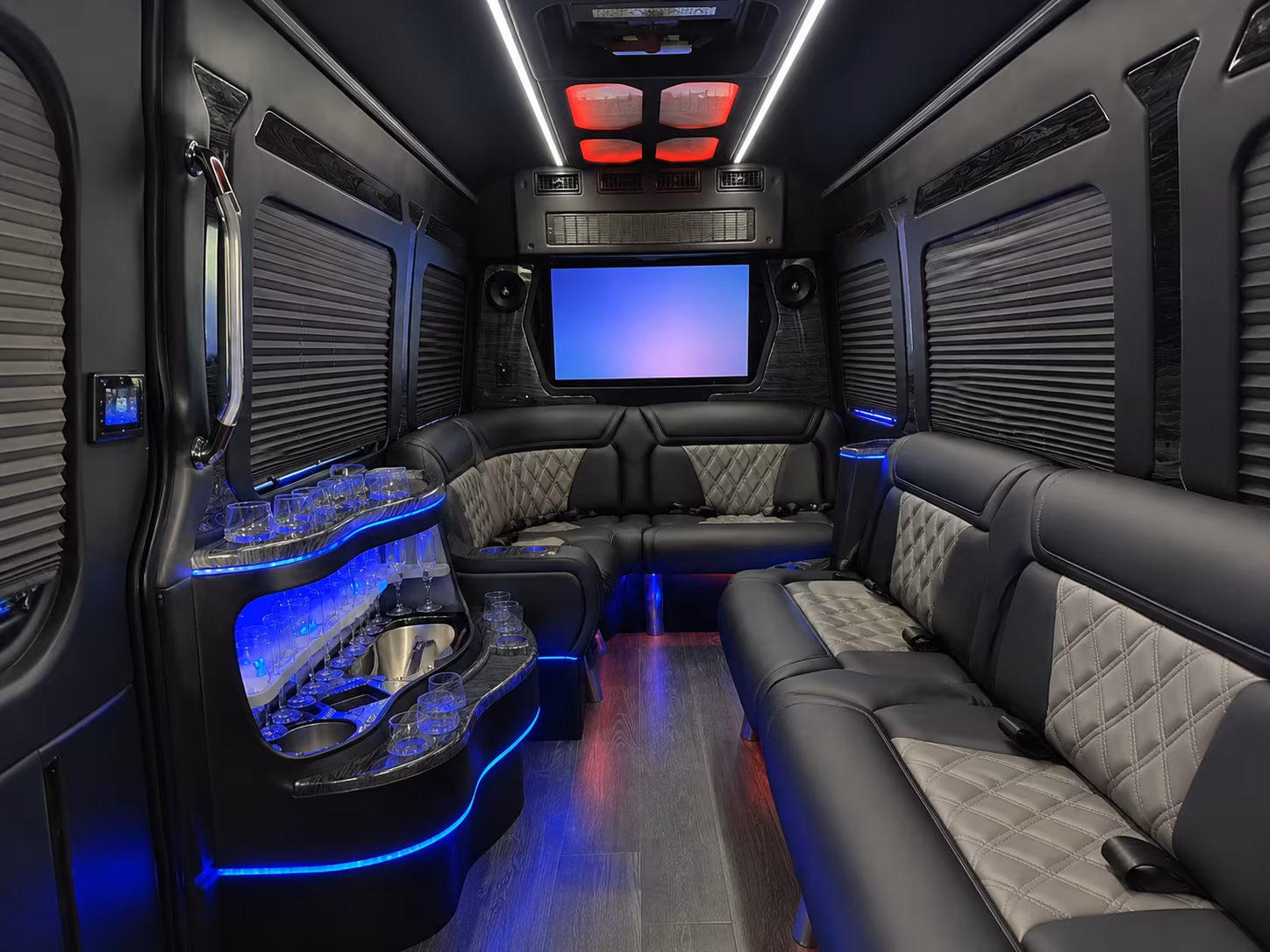 norfolk sprinter limousine inside