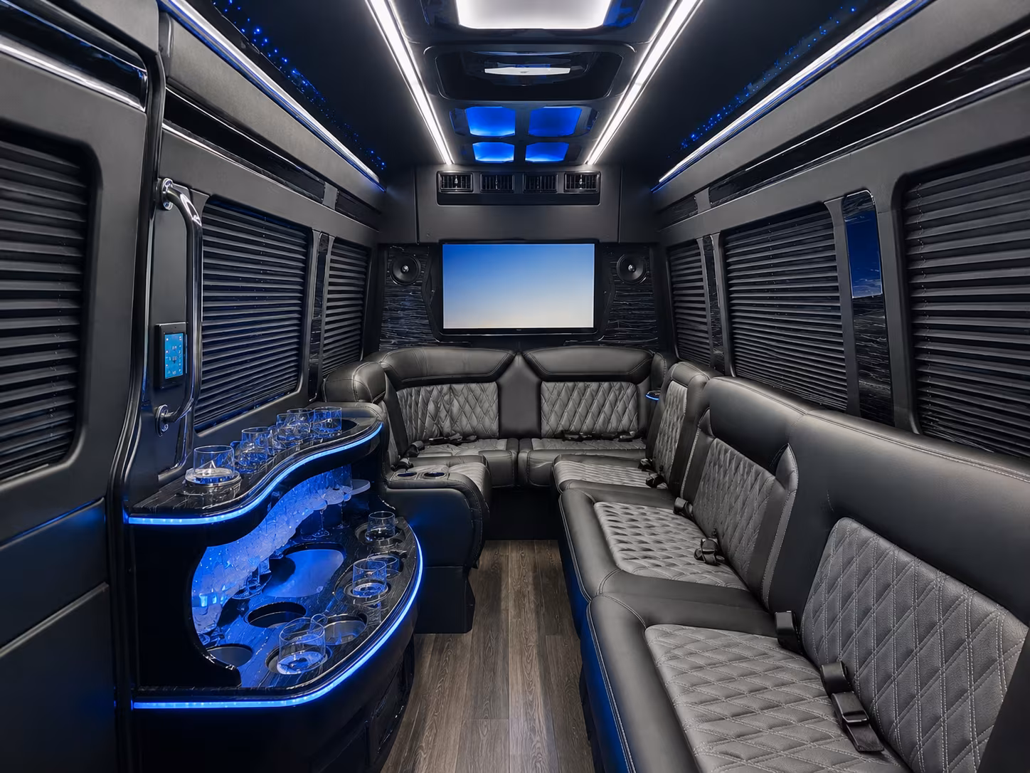 norfolk sprinter limousine interior